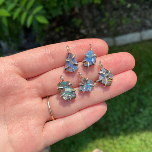 Australian Boulder Opal Necklace