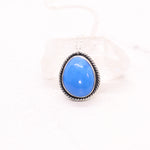 Load image into Gallery viewer, Ceruleite pendant necklace in sterling silver with a boho style
