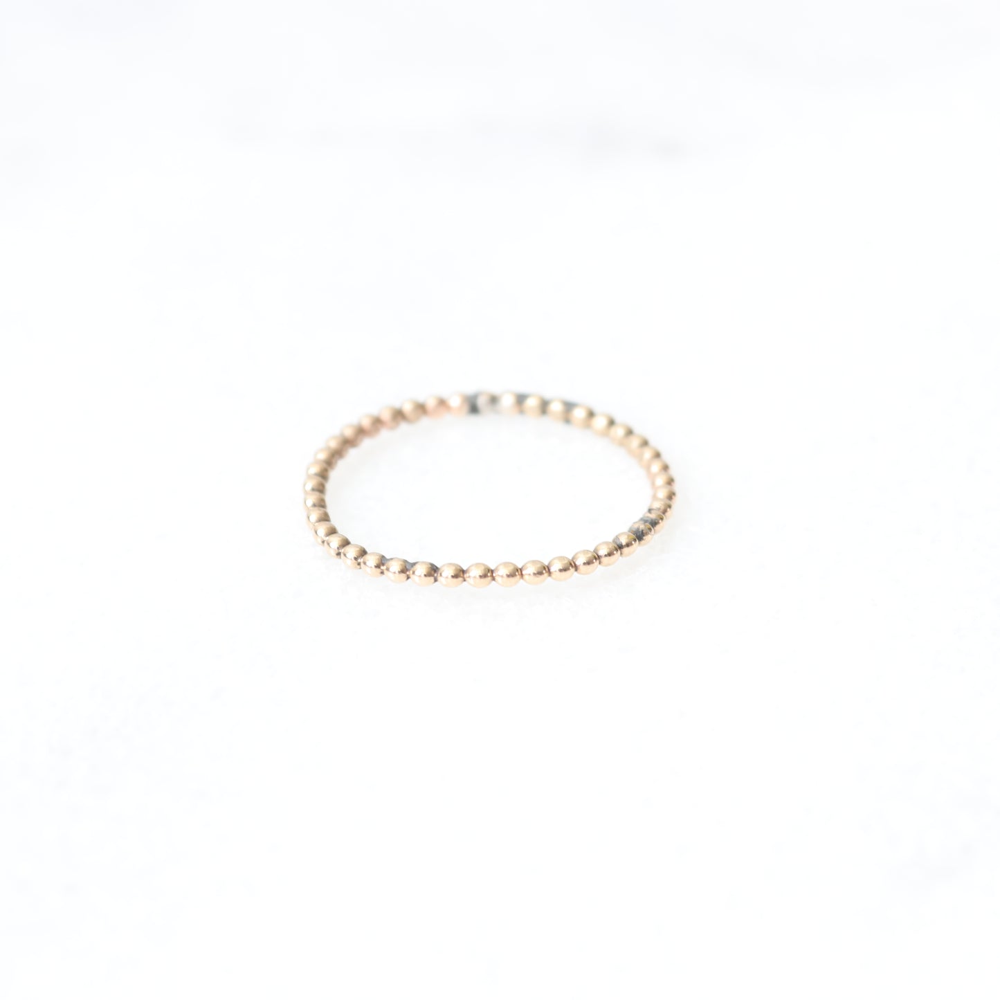 gold dot stacking ring
