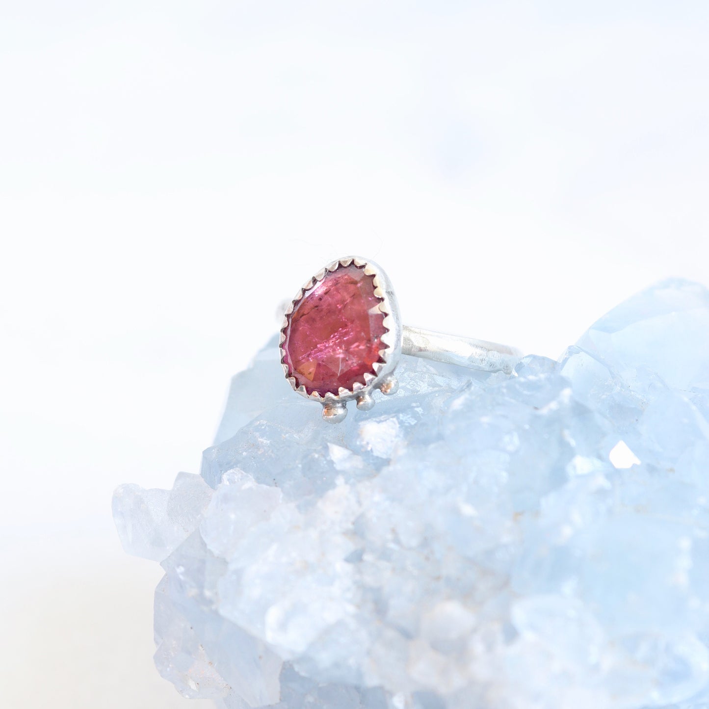 Pink Tourmaline Ring