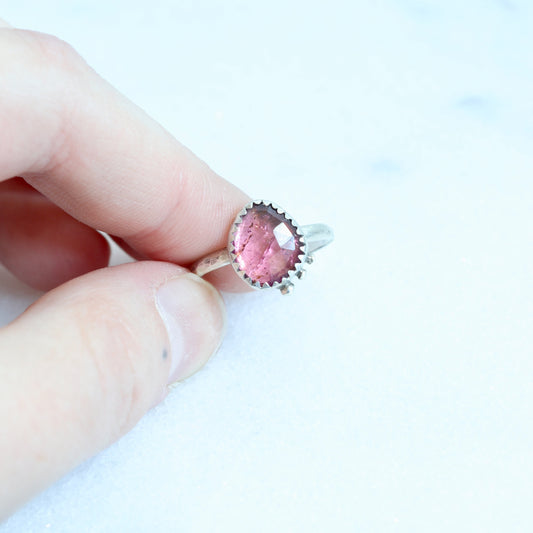 Pink Tourmaline Ring