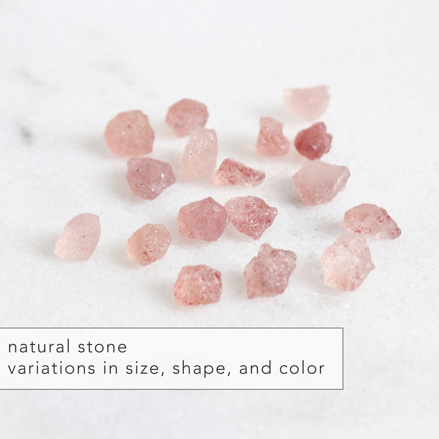 rose quartz raw crystal necklace