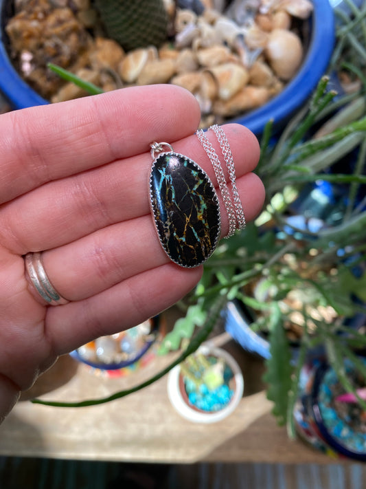 Blackjack Turquoise Pendant