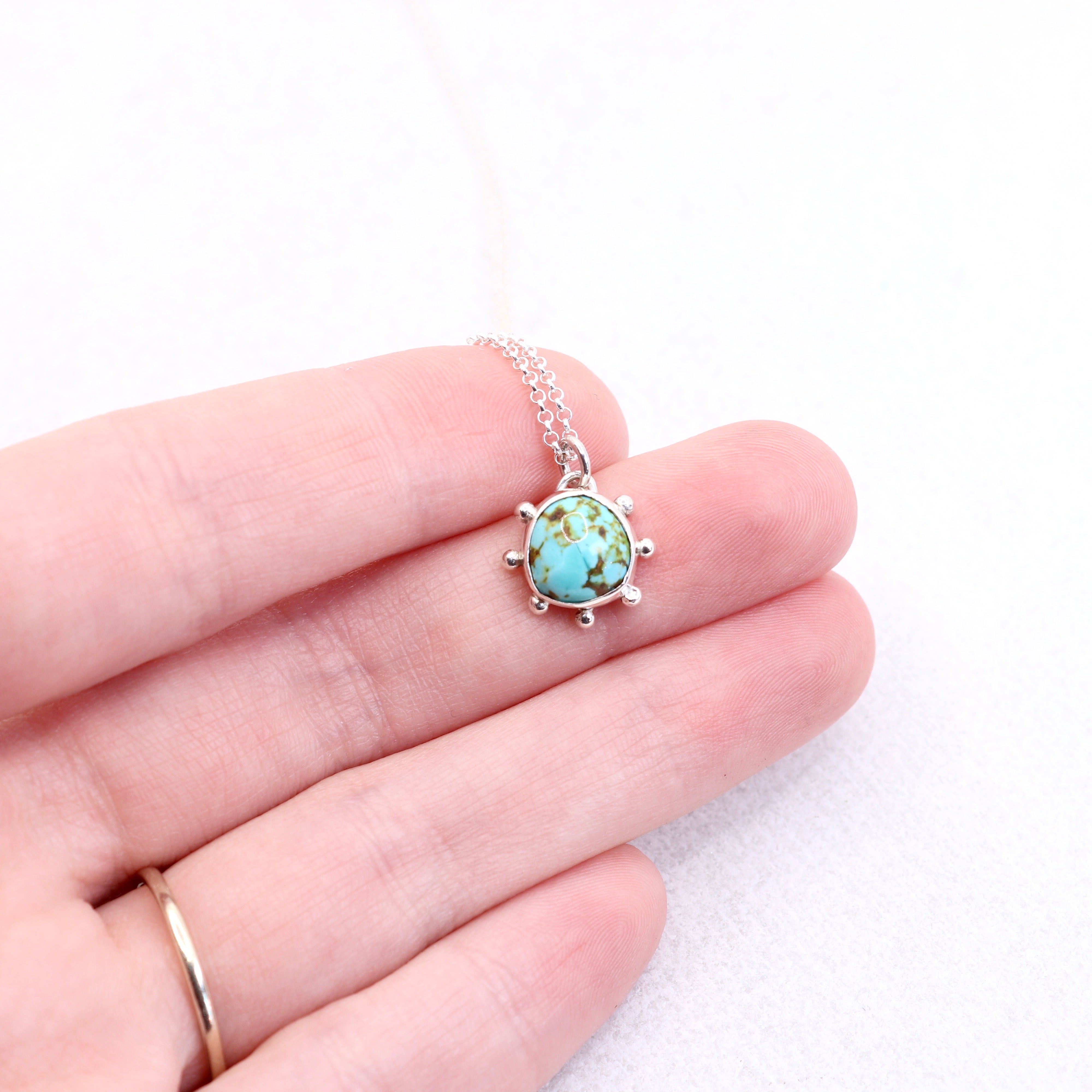 Sierra Nevada Turquoise | Sun Relic Necklace