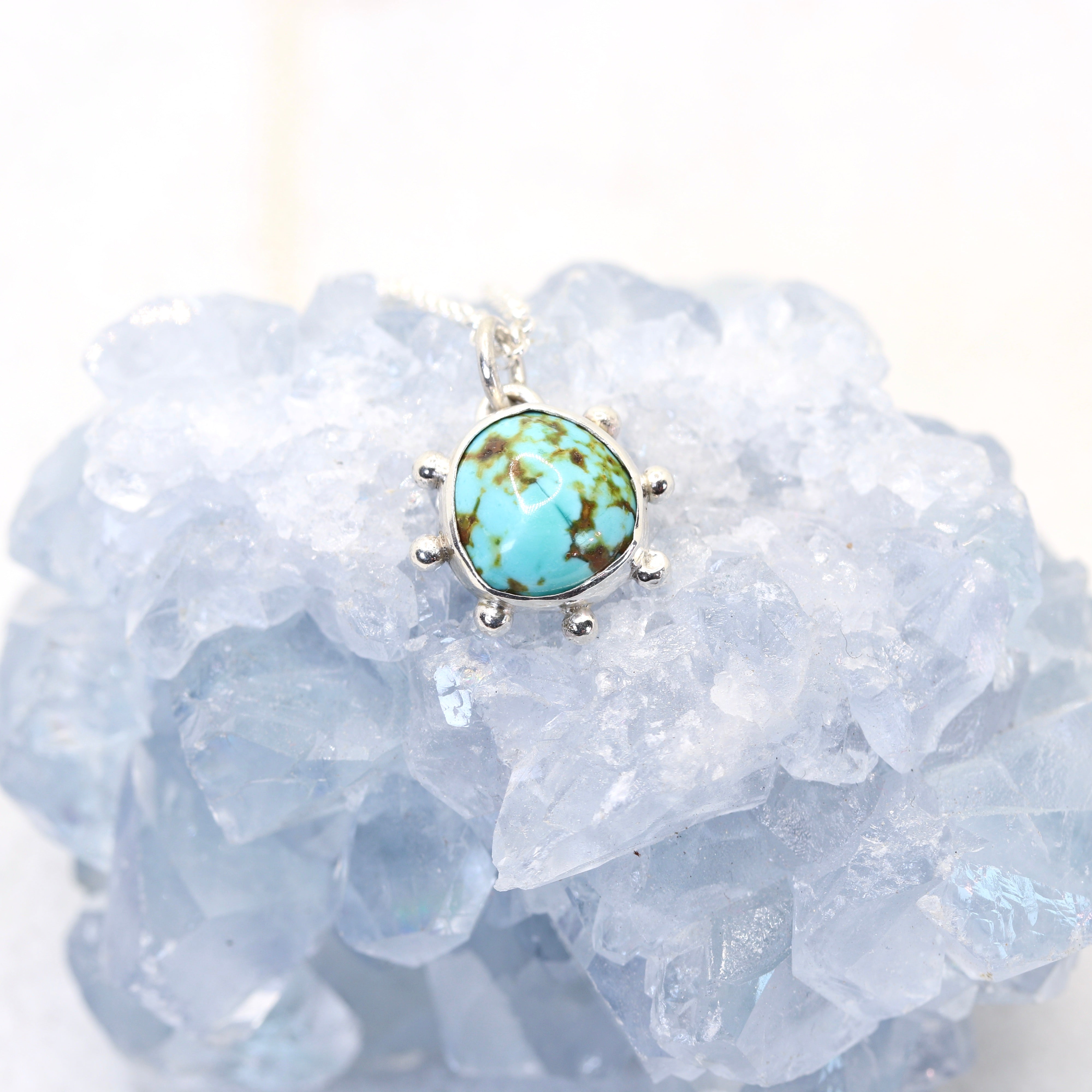 Sierra Nevada Turquoise | Sun Relic Necklace