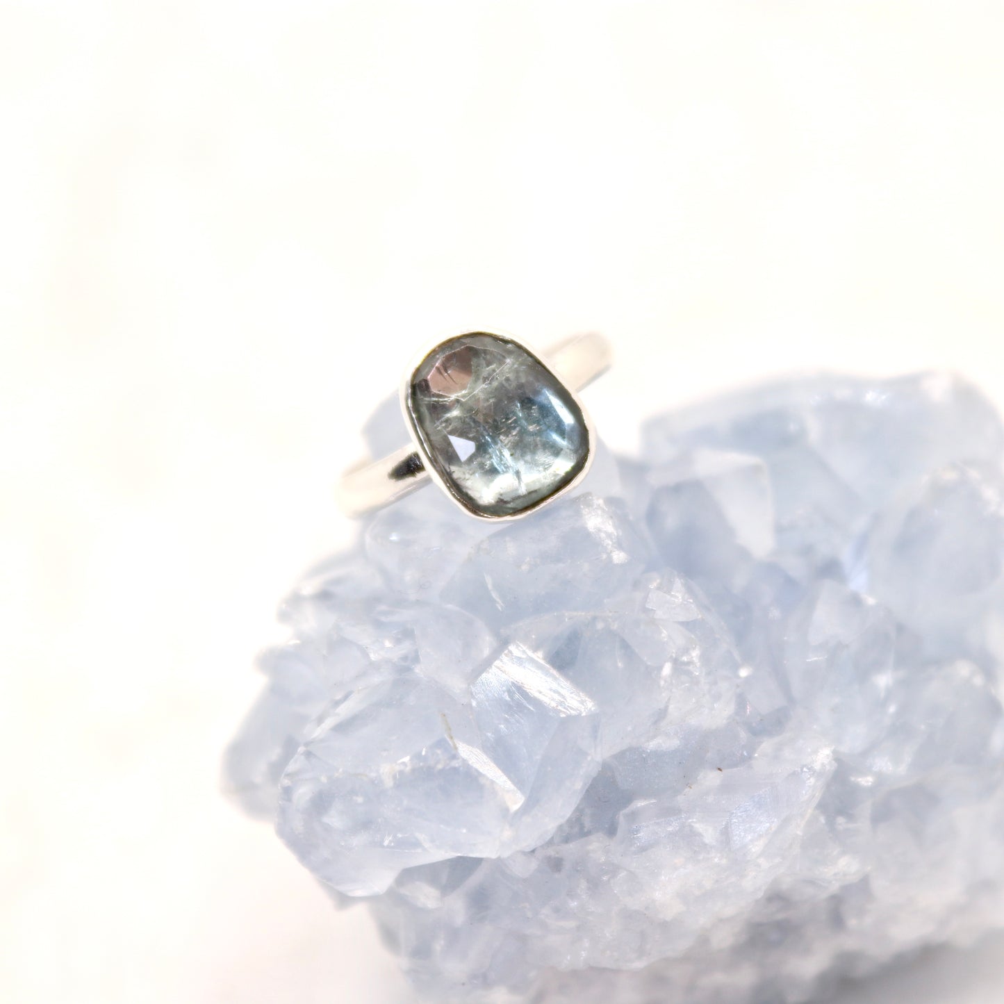 Green Tourmaline Ring, Size 6