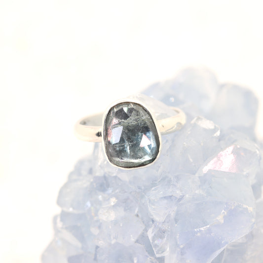 Green Tourmaline Ring, Size 6
