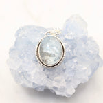 Load image into Gallery viewer, Moss Aquamarine Bohemian Necklace

