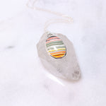 Load image into Gallery viewer, Vintage Fordite Necklace
