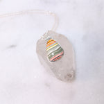 Load image into Gallery viewer, Vintage Fordite Necklace
