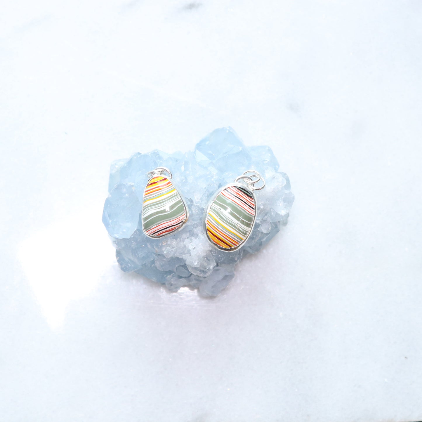 Vintage Fordite Necklace
