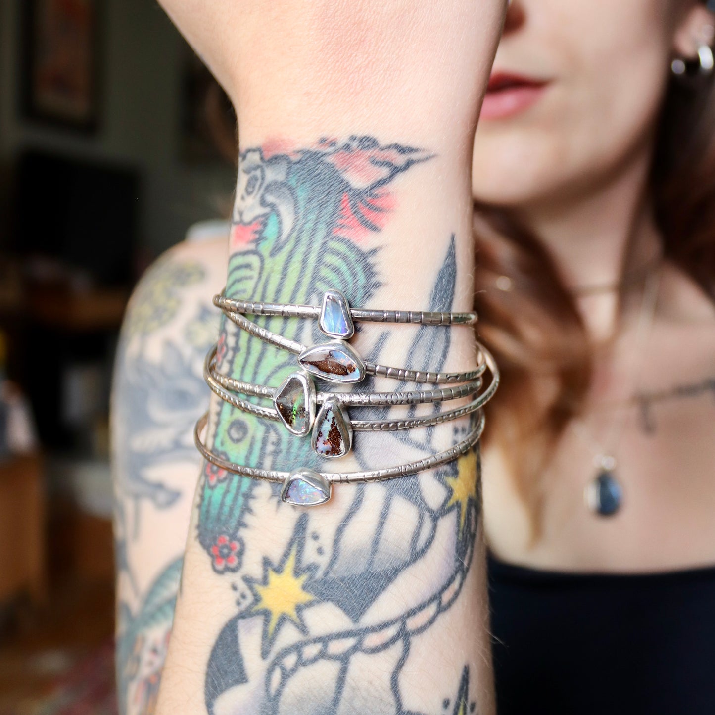 Boulder Opal Cuff Bracelet
