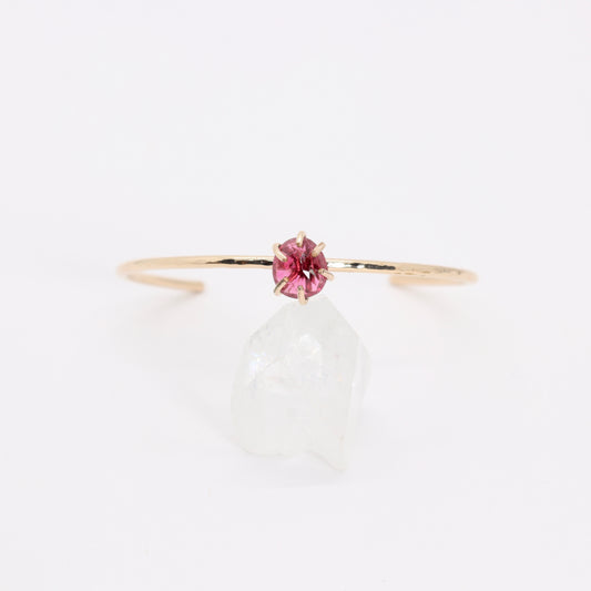 Pink Tourmaline Cuff Bracelet