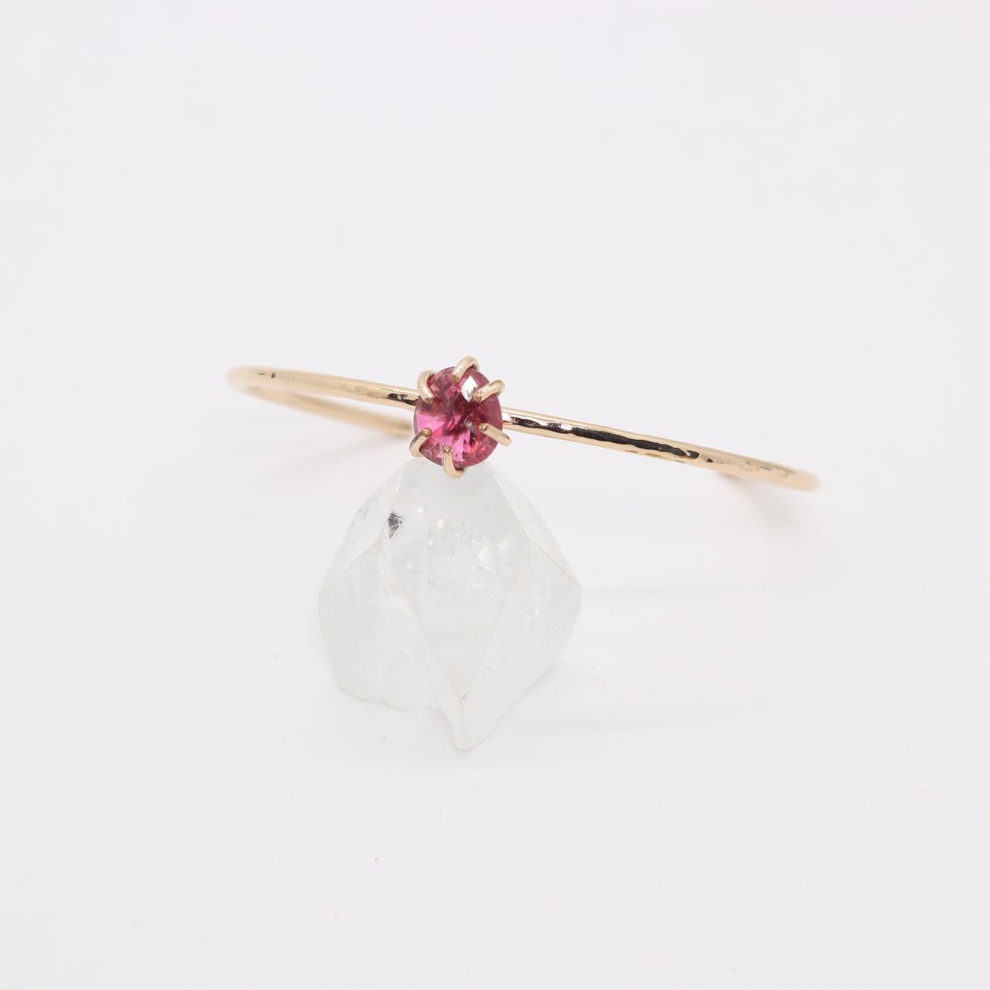 Pink Tourmaline Cuff Bracelet