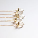 Load image into Gallery viewer, raw quartz crystal necklace
