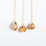 Load image into Gallery viewer, raw citrine crystal necklace
