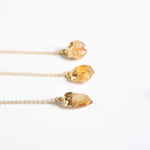 Load image into Gallery viewer, raw citrine crystal necklace
