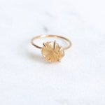 Load image into Gallery viewer, raw citrine crystal ring

