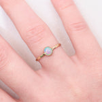 Load image into Gallery viewer, boho opal gemstone stacking ring
