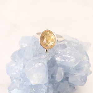 imperial topaz gemstone ring