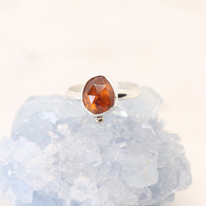 Spessartite garnet gemstone