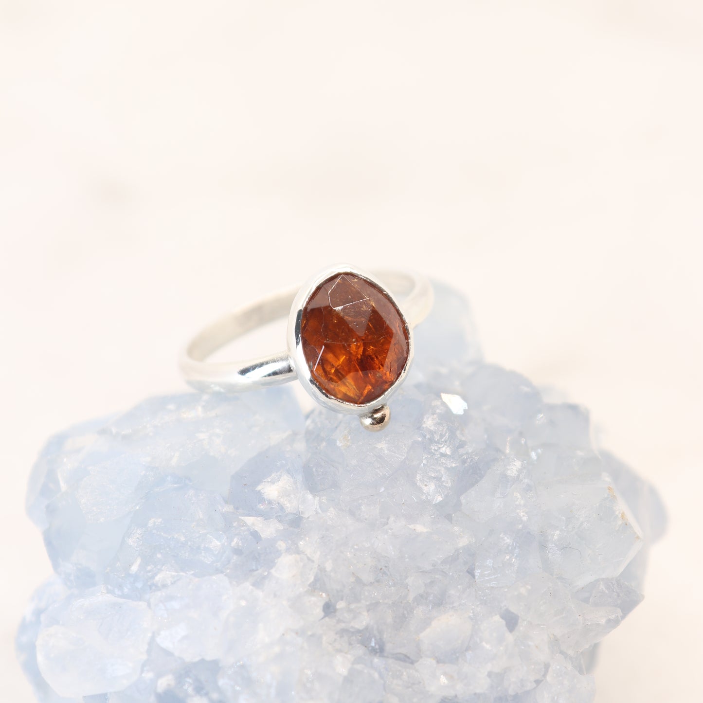 Spessartite garnet gemstone