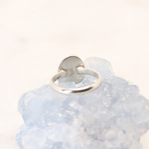 Tibetan quartz gemstone ring