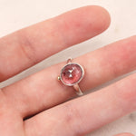 Load image into Gallery viewer, pink tourmaline gemstone ring
