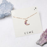 Load image into Gallery viewer, Crescent Moon Necklace in Gold
