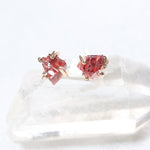 Load image into Gallery viewer, Garnet | Raw Crystal Earrings
