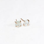 Load image into Gallery viewer, Aquamarine | Raw Crystal Earrings
