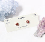 Load image into Gallery viewer, Garnet | Raw Crystal Earrings
