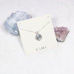 Load image into Gallery viewer, Sunburst Necklace in Silver

