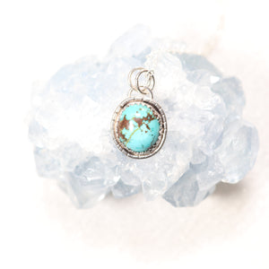 Sierra Nevada Turquoise Necklace in Sterling Silver