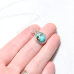 Load image into Gallery viewer, Sierra Nevada Turquoise Necklace in Sterling Silver
