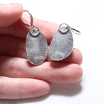 Load image into Gallery viewer, Amazonite and Black Tourmaline Earrings in Sterling Silver
