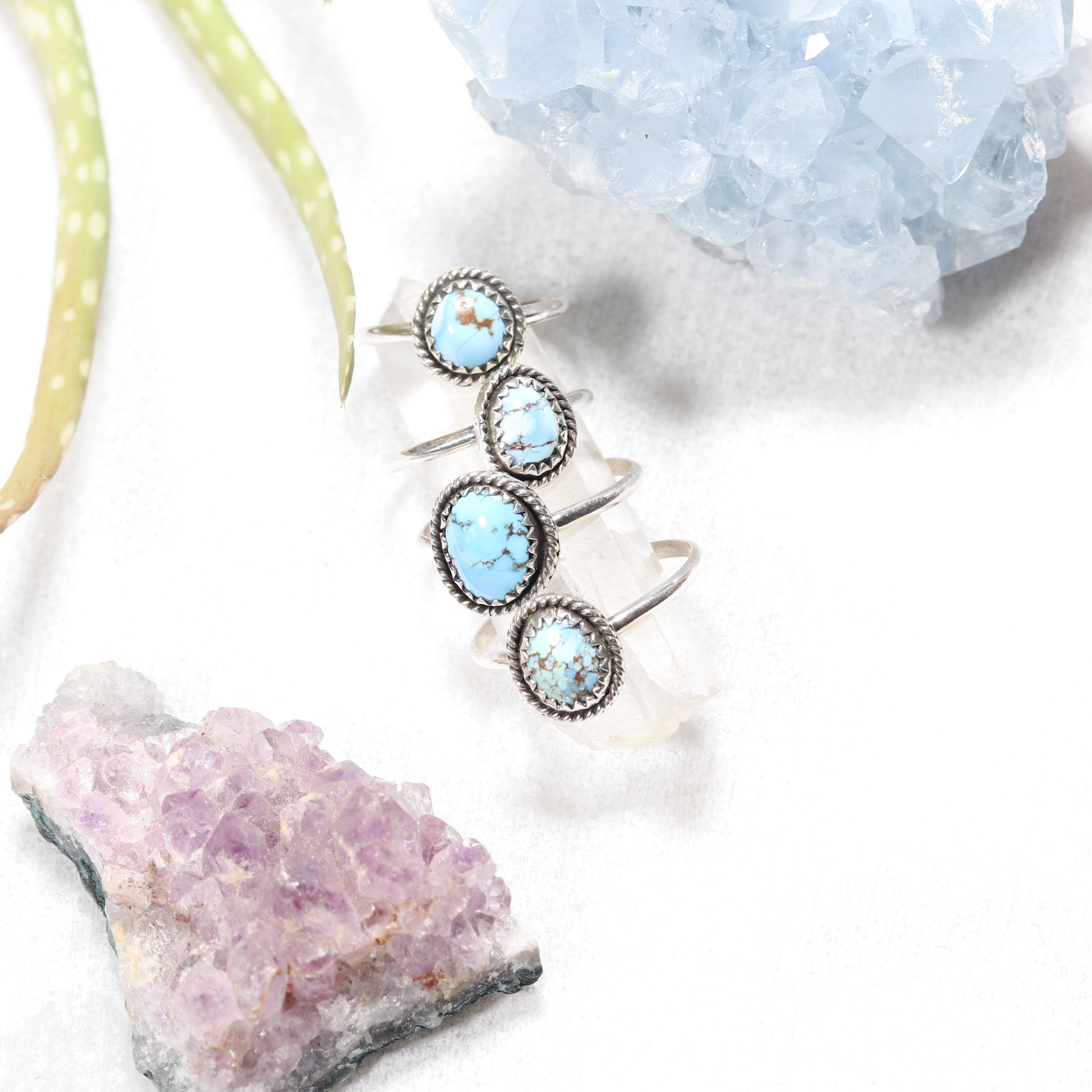 Golden Hills Lavender Turquoise Ring