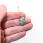 Load image into Gallery viewer, Peruvian Opal Gemstone Rose Cut Necklace
