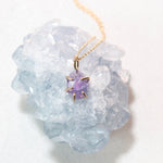 Load image into Gallery viewer, Tanzanite Gemstone Rose Cut Necklace
