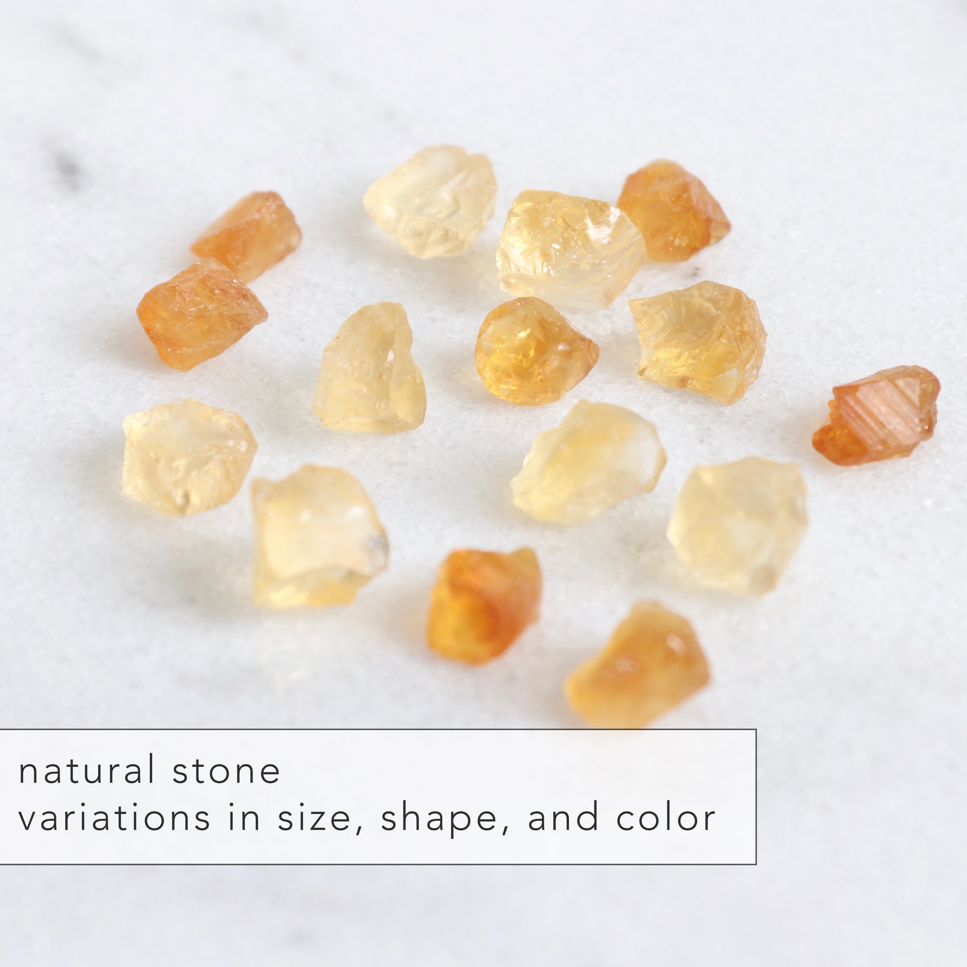 raw citrine crystal ring
