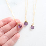 Load image into Gallery viewer, amethyst gemstone necklace

