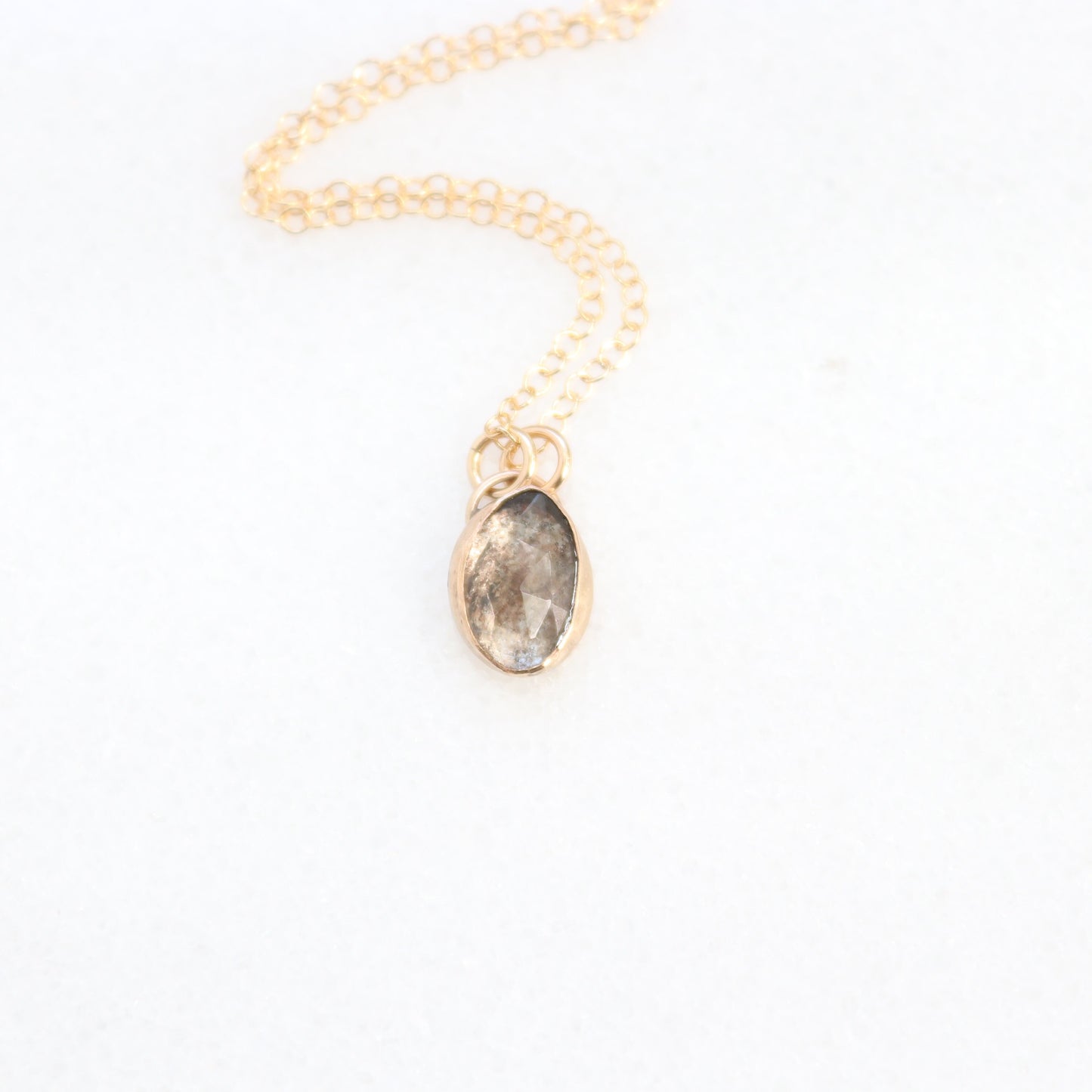 Moss Aquamarine Necklace