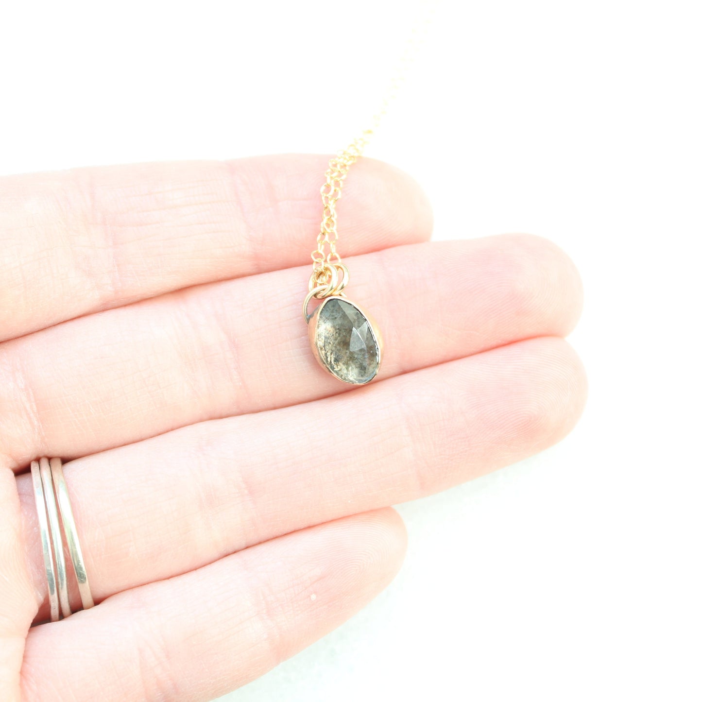 Moss Aquamarine Necklace