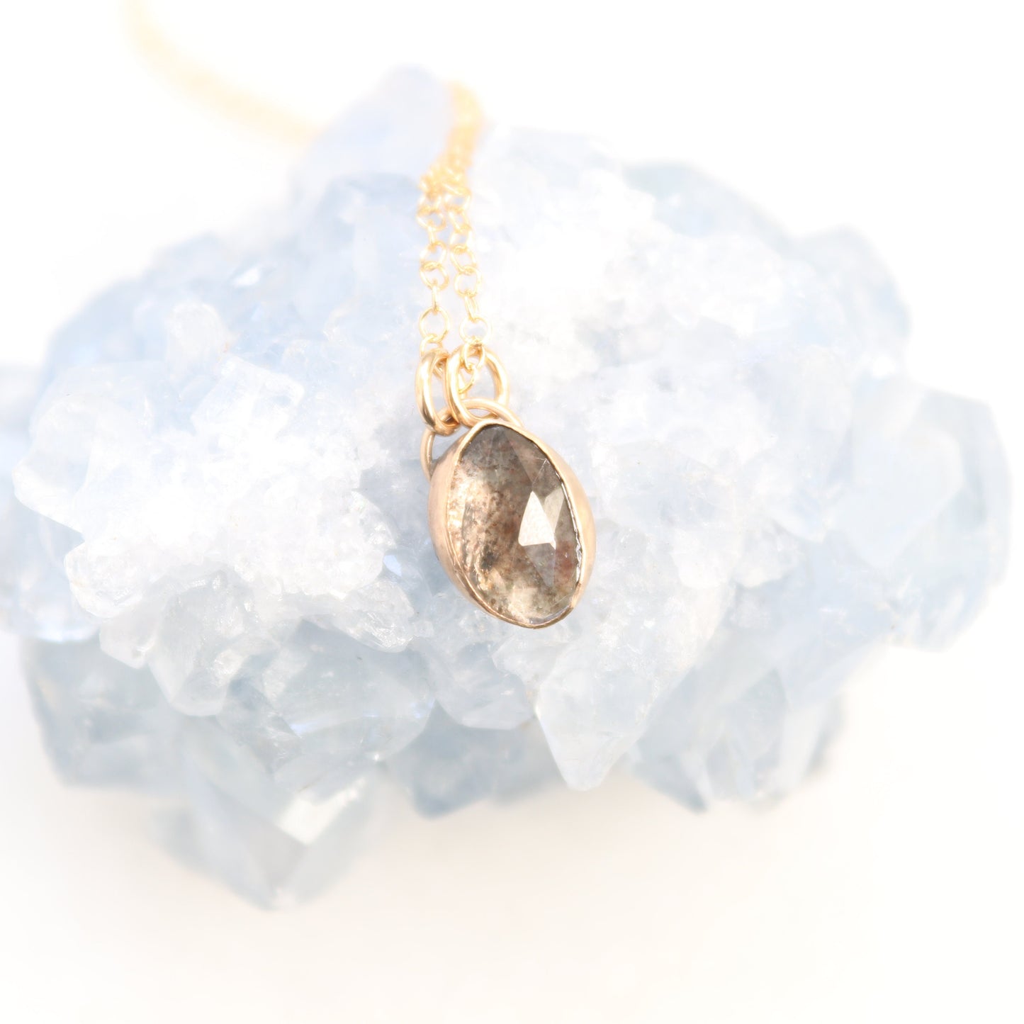 Moss Aquamarine Necklace