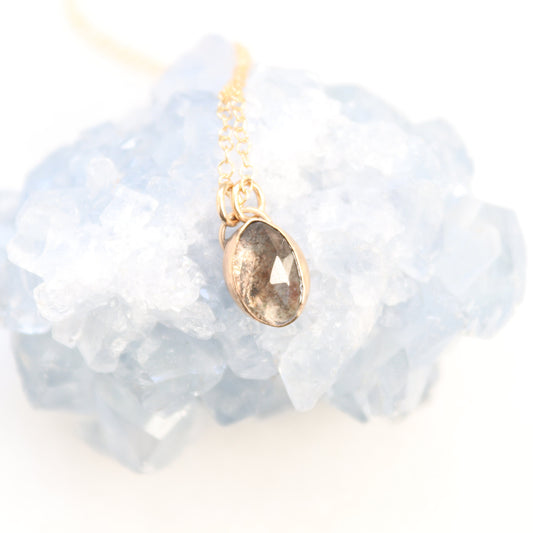Moss Aquamarine Necklace