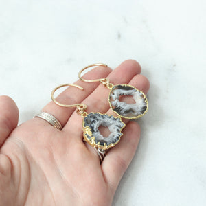 Geode Ear Weights for Stretched Ear