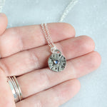 Load image into Gallery viewer, Moonstone Necklace, Reclaimed Silver
