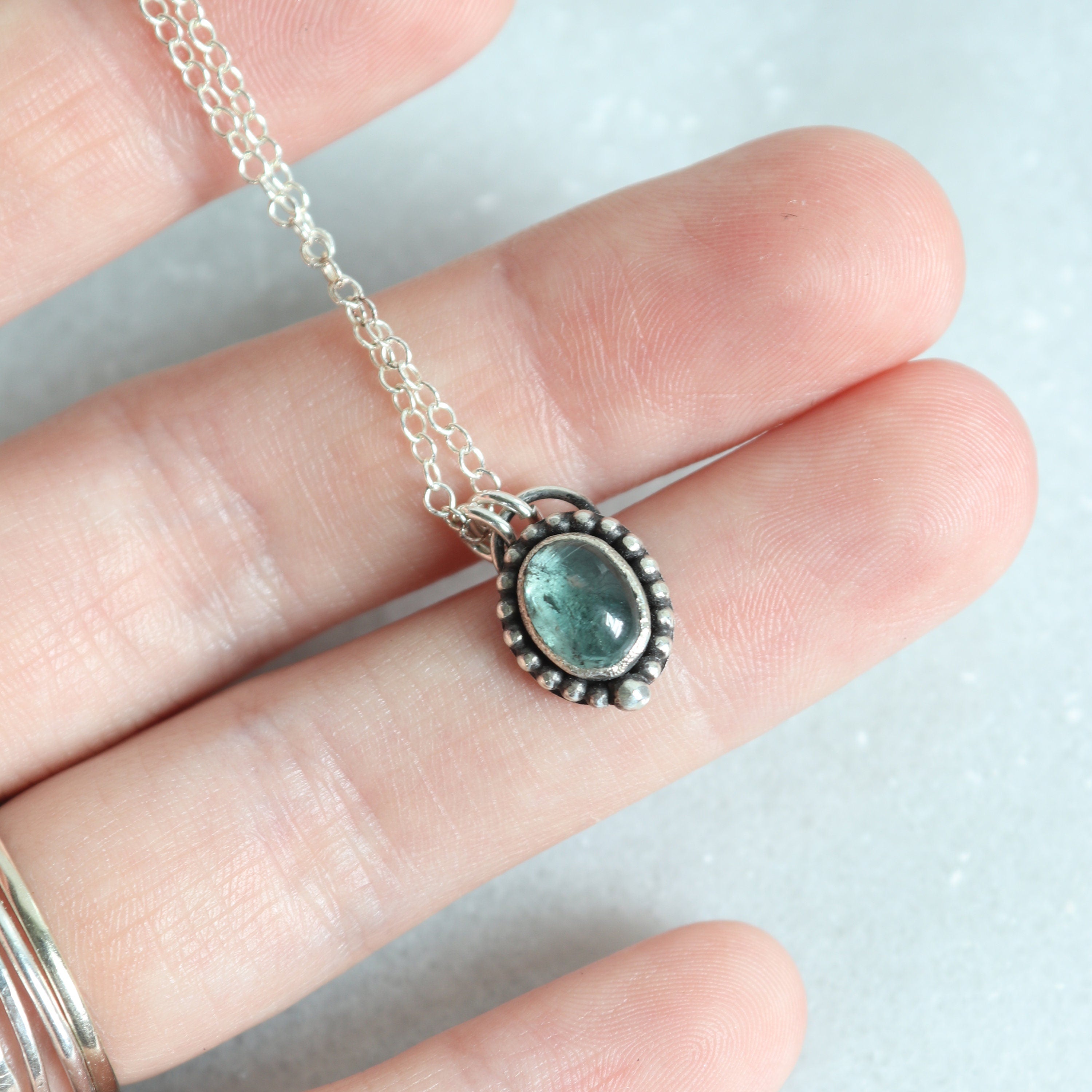 Green Tourmaline Necklace