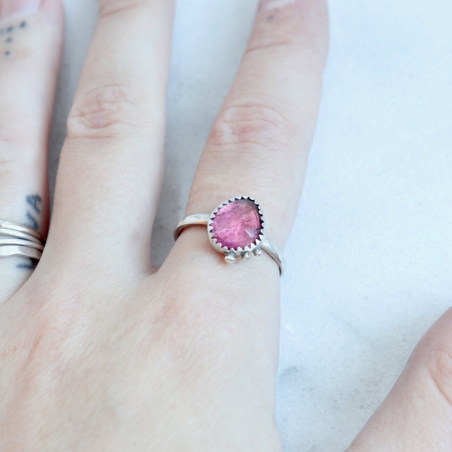Pink Tourmaline Ring