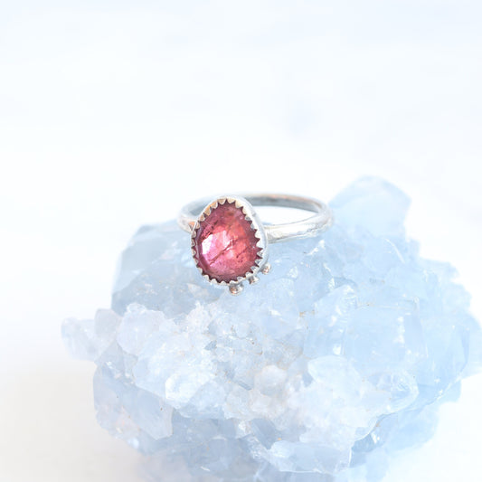 Pink Tourmaline Ring